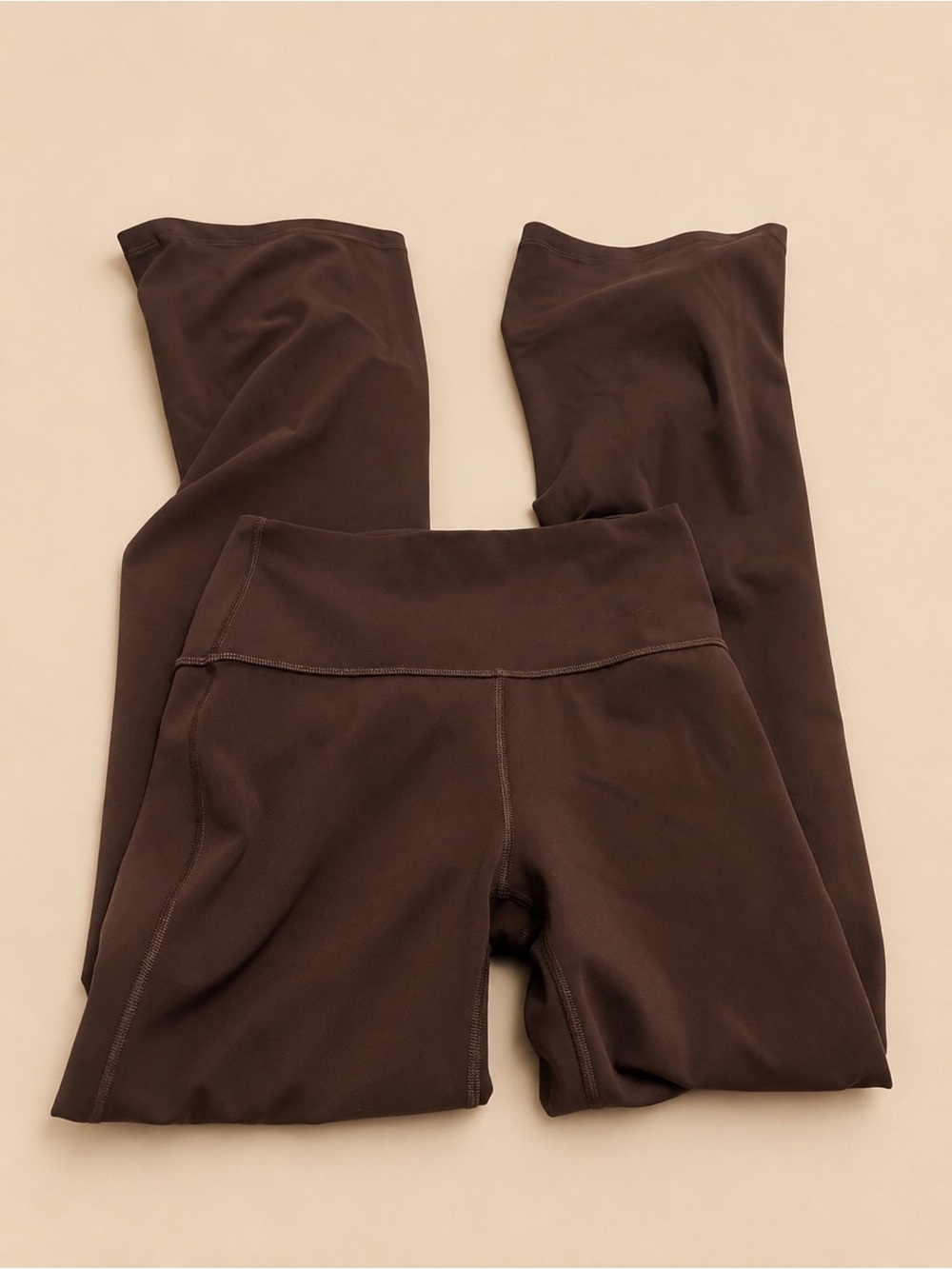 Yogalicious Wide-Leg High-Rise Pants - Brown - Picture 2 of 2